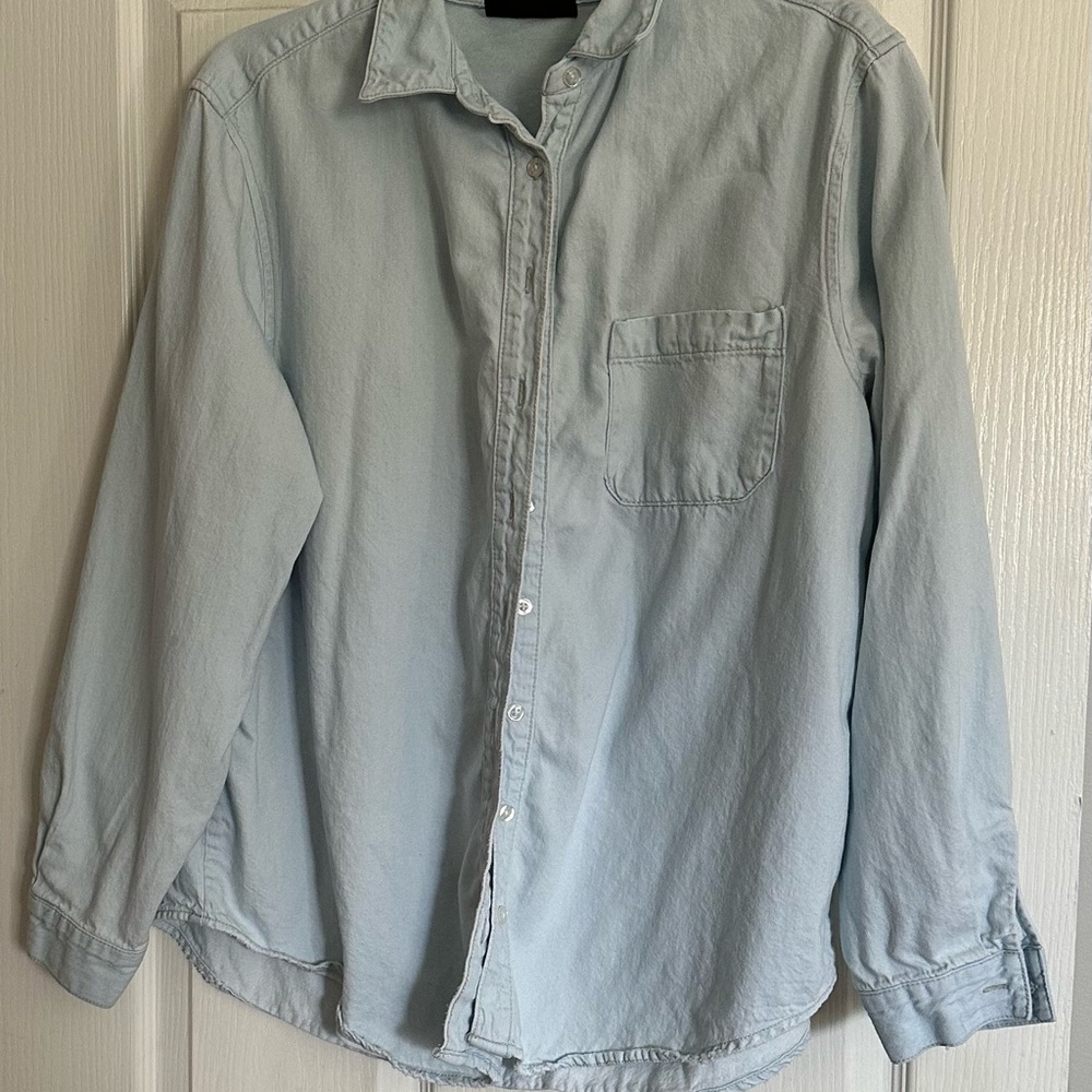 Lane Bryant Denmin Button Down Shirt